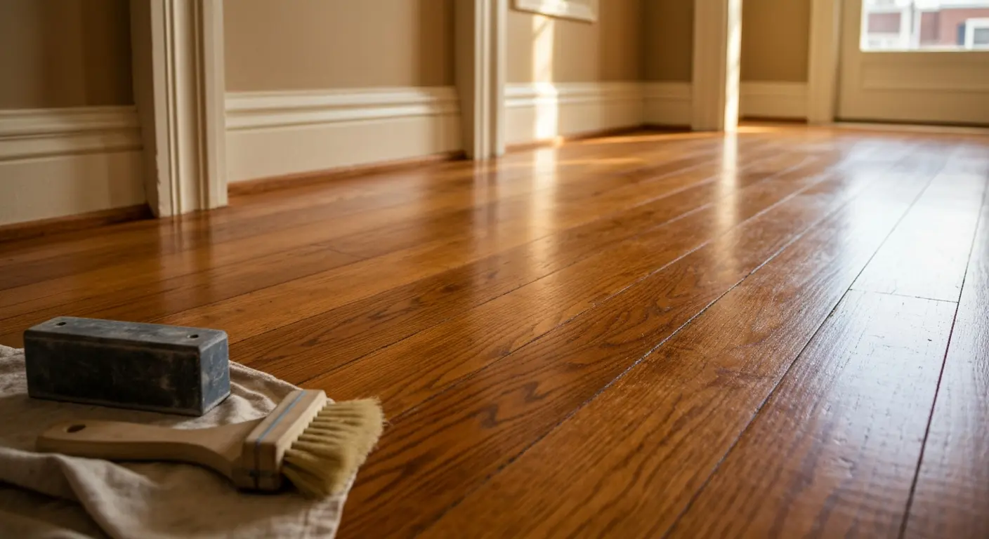 Hardwood refinishing