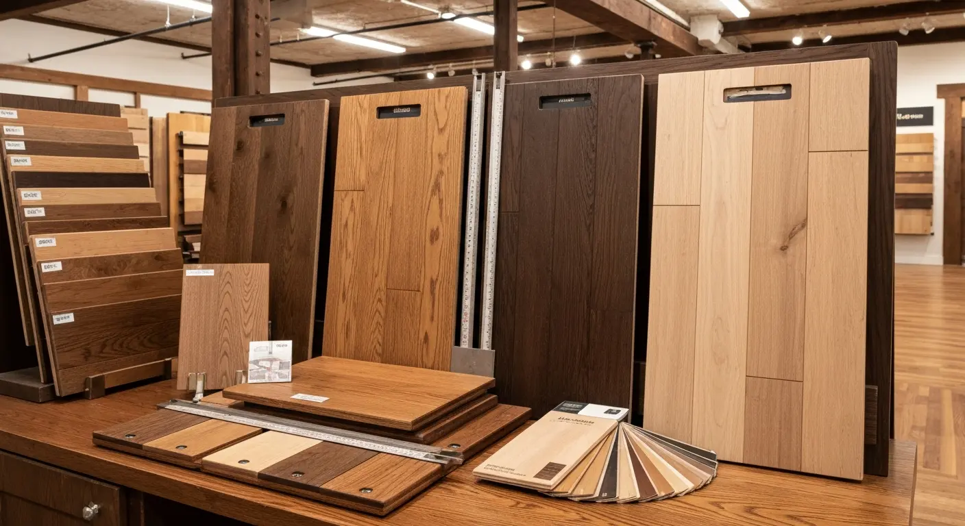 Designer hardwood samples