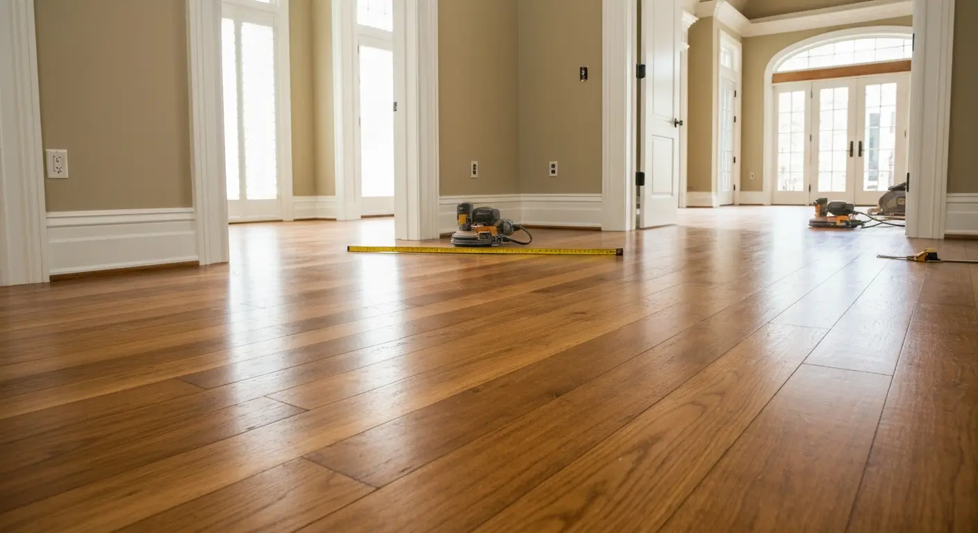 Hardwood flooring installation