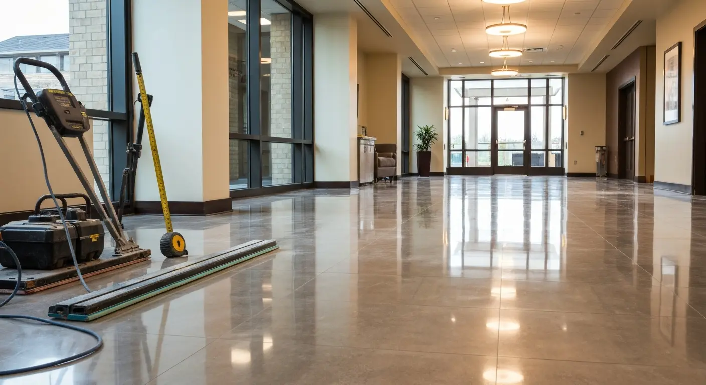 Commercial flooring office