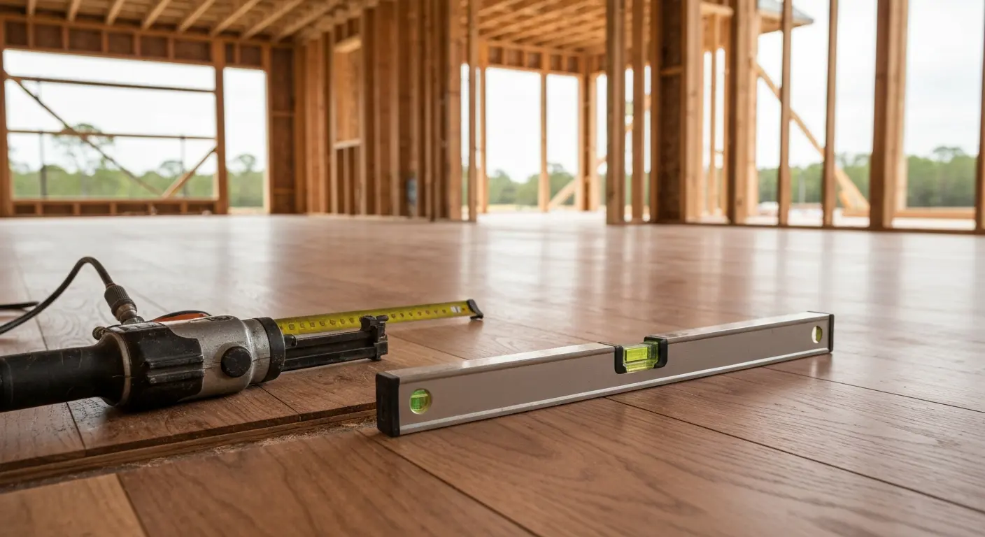 New construction flooring