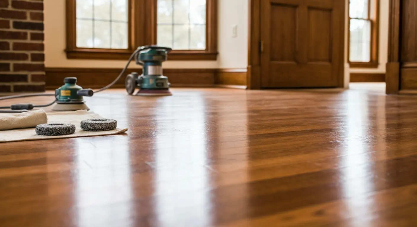 Hardwood refinishing