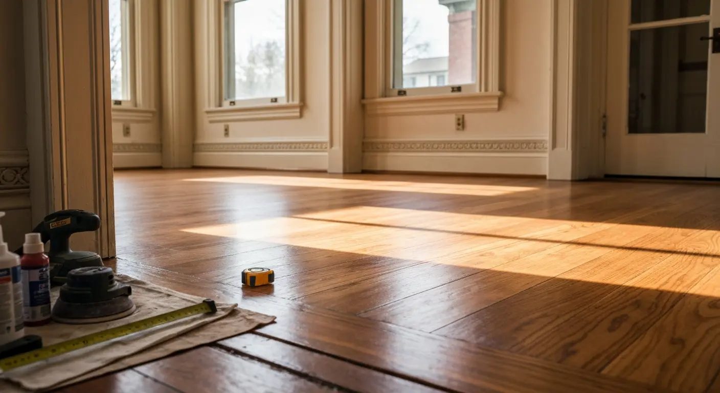 Hardwood flooring installation