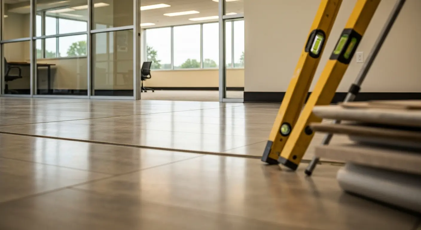 Commercial flooring project