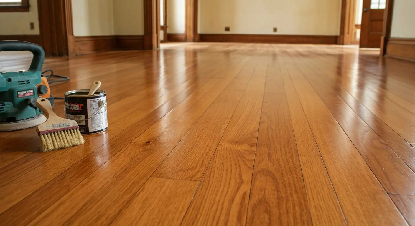 Hardwood flooring installation