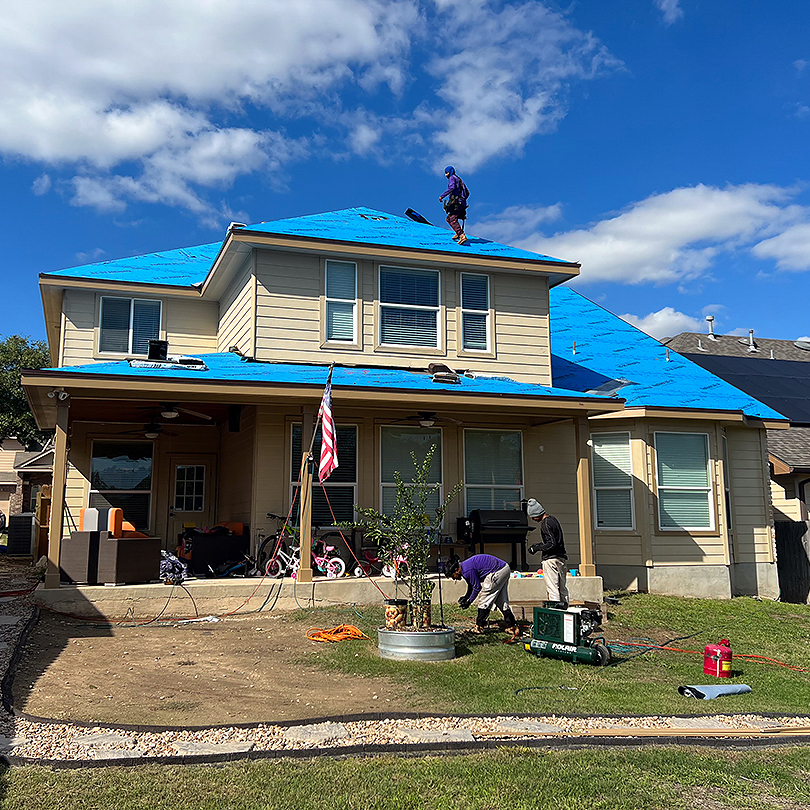 Professional roof repair in Round Rock Texas