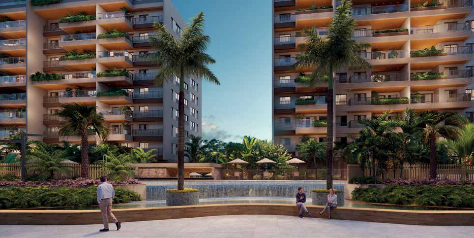 Praça de Boas-vindas, paisagismo da Takeda Design