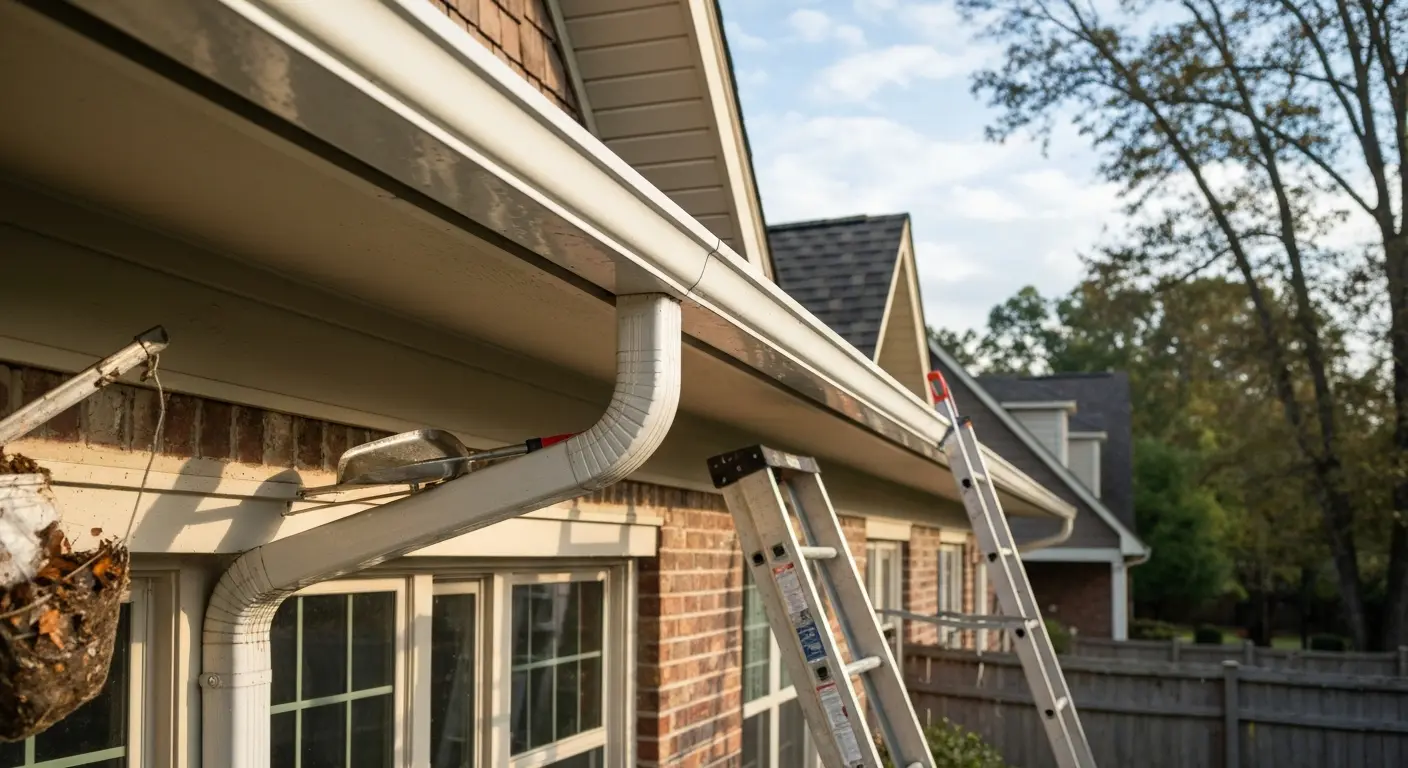 Gutter cleaning service