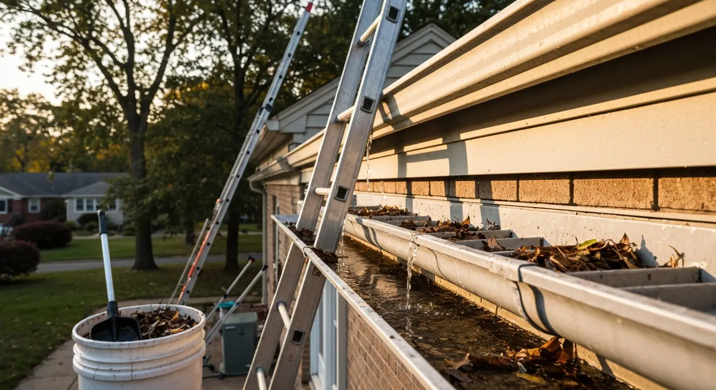 Gutter cleaning service