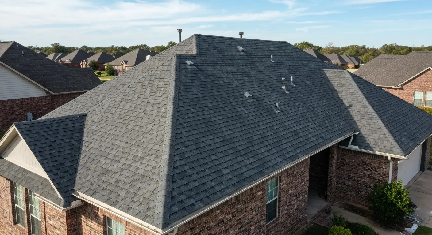 New roof installation