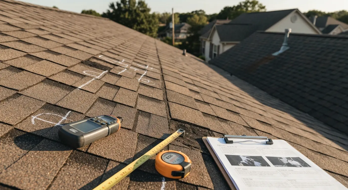 Roof inspection and damage documentation