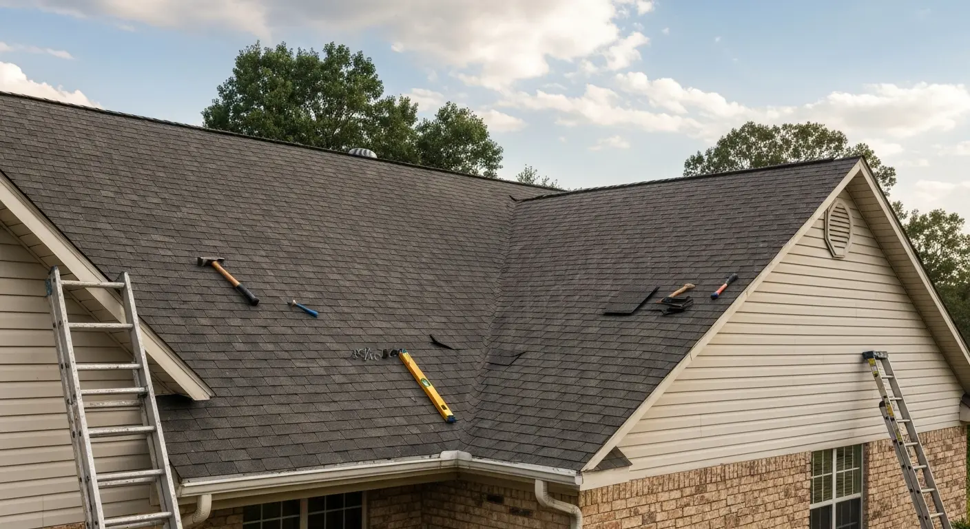 Residential roof repair Monette