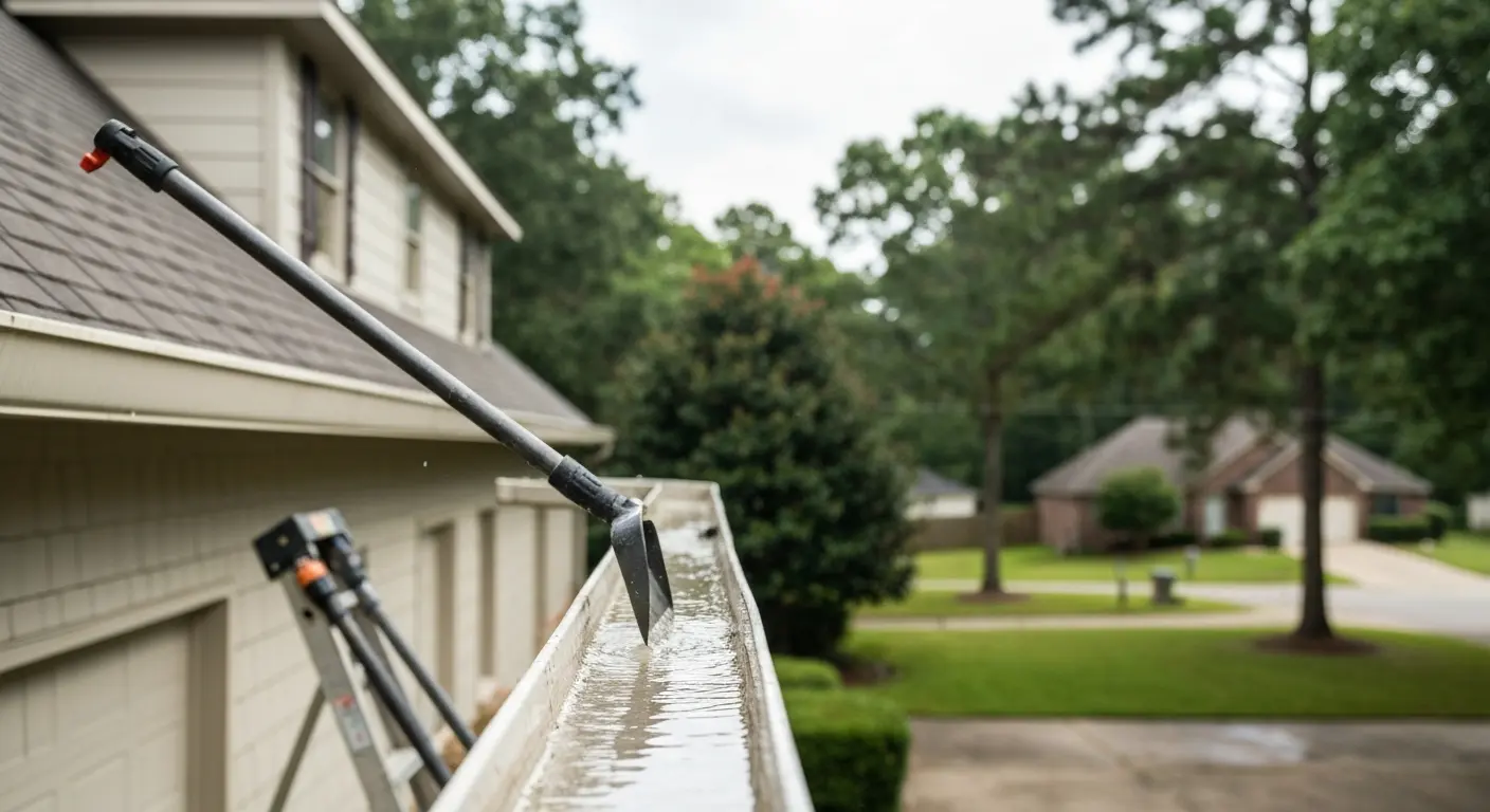 Gutter cleaning service