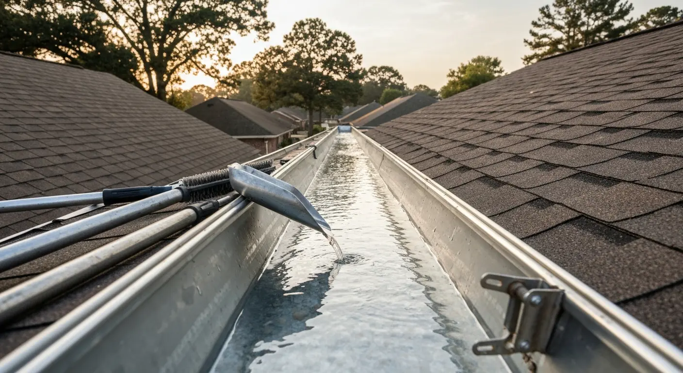Gutter cleaning service