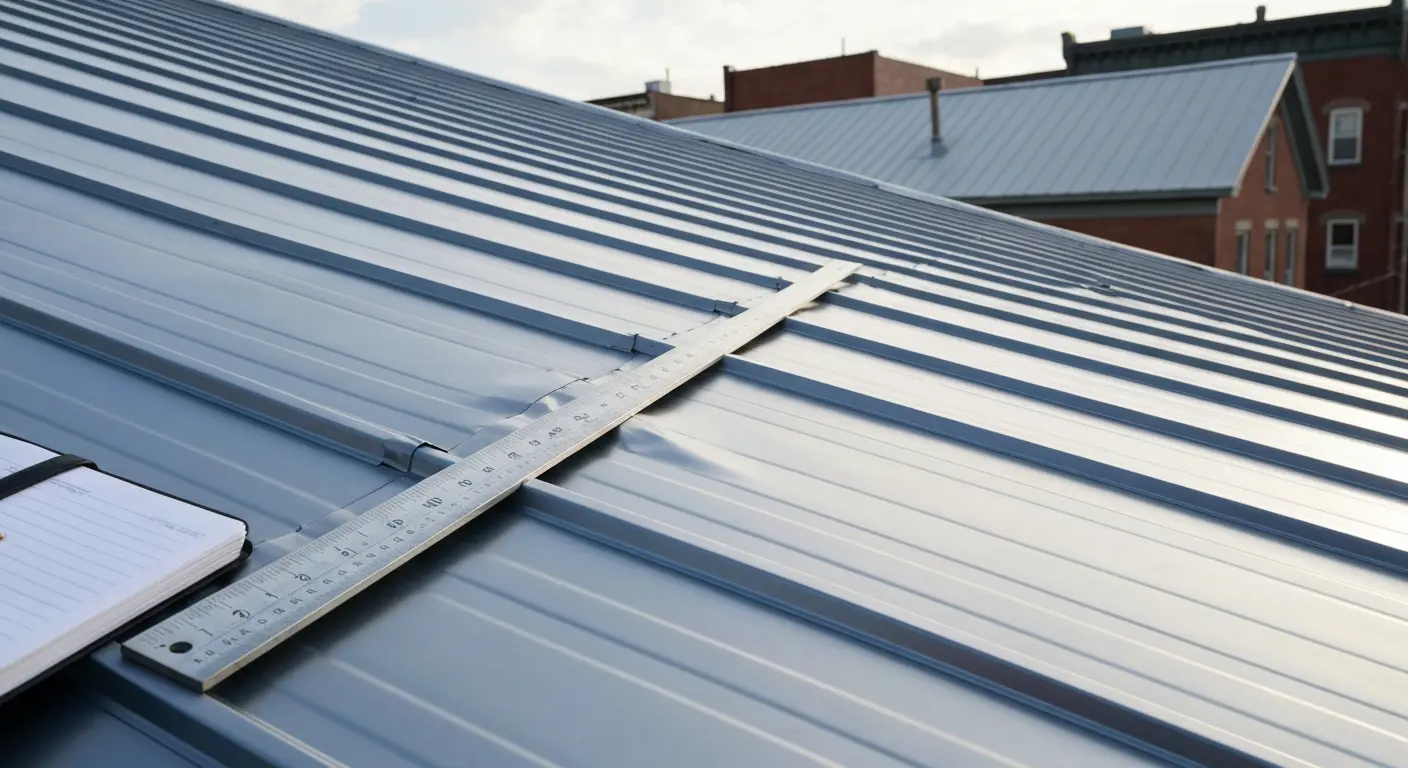 Metal roof and storm damage