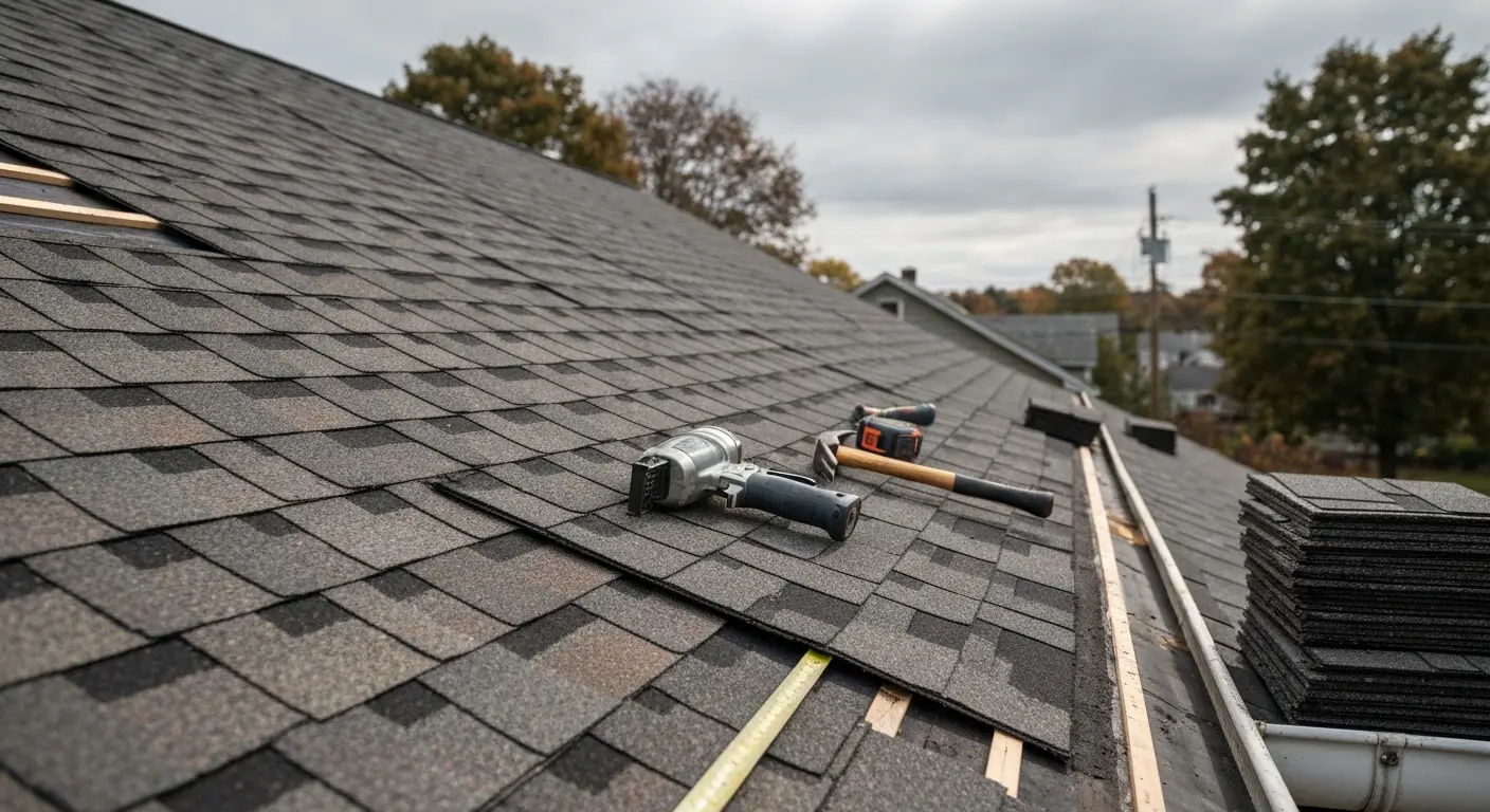 Residential roof repair