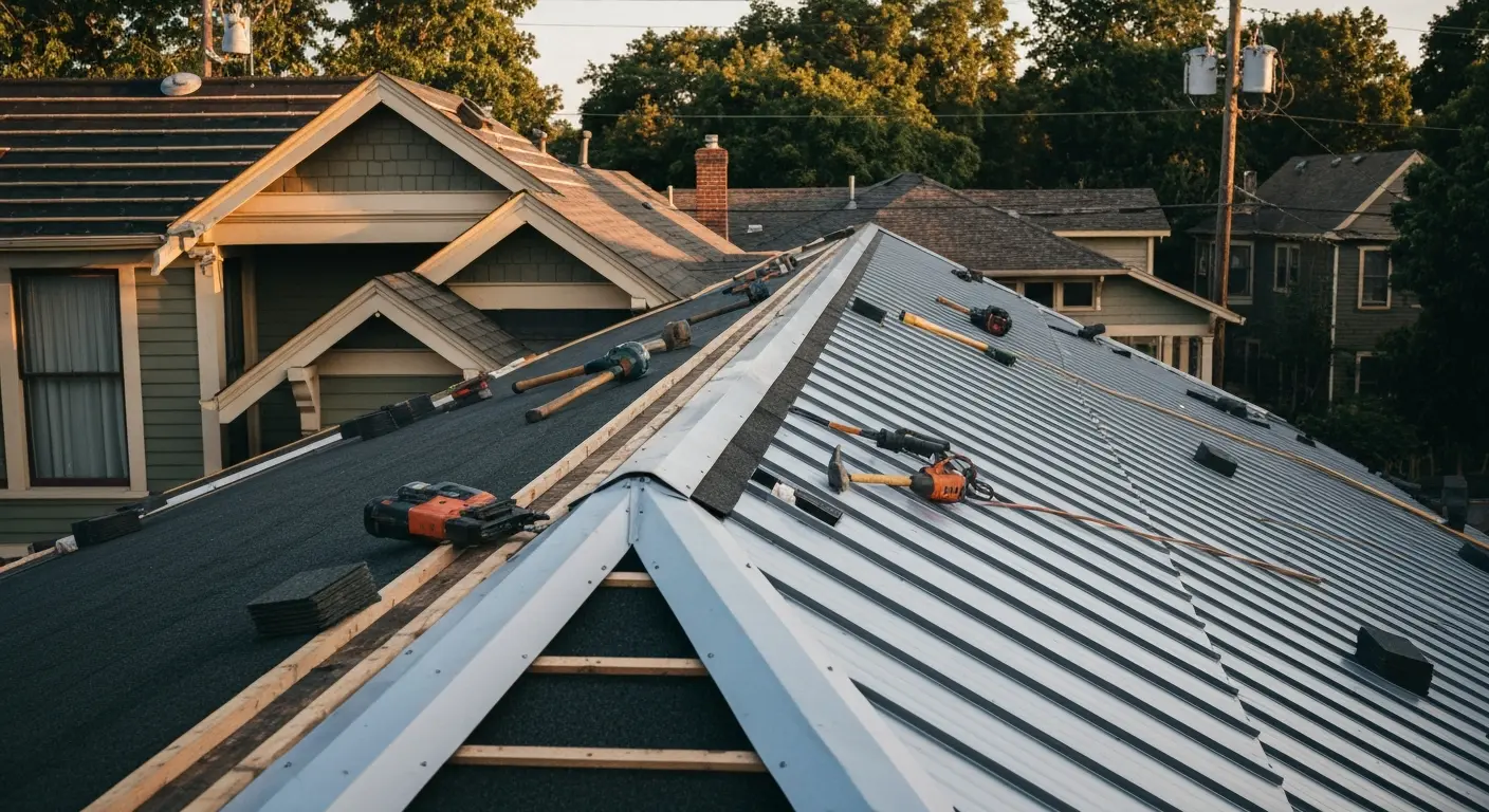 Roof replacement project