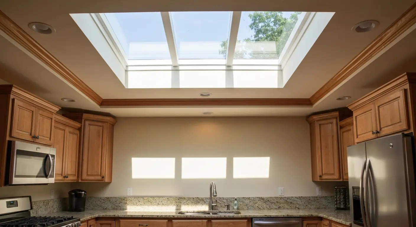 Residential skylight installation