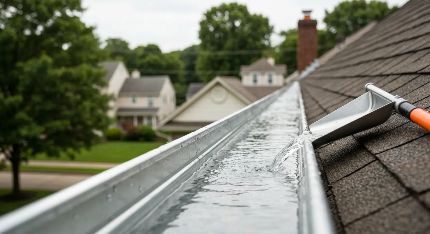 Gutter cleaning service