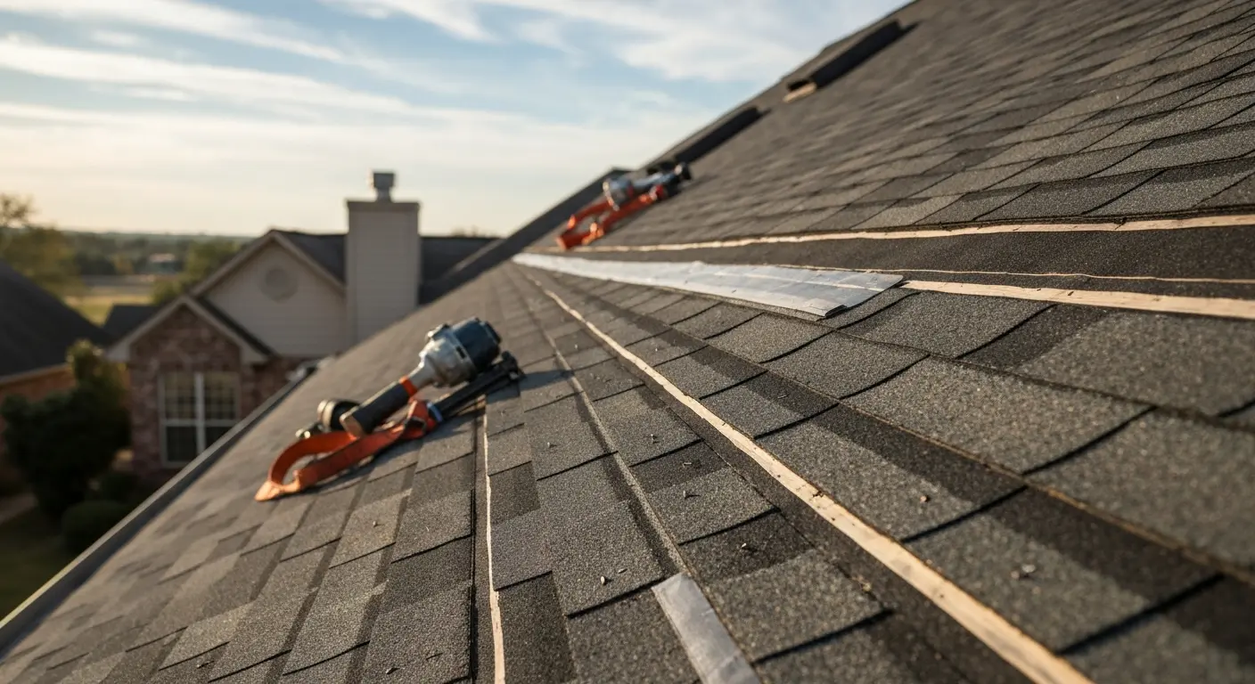 Residential roof repair in Jonesboro