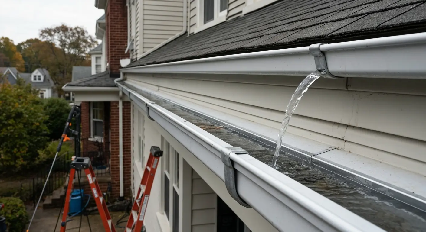 Gutter cleaning service