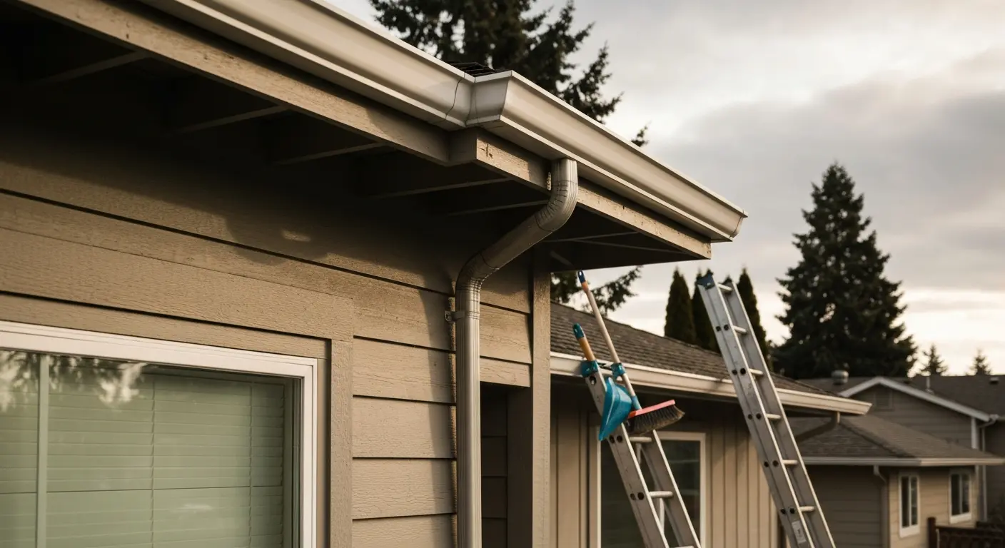 Gutter cleaning service
