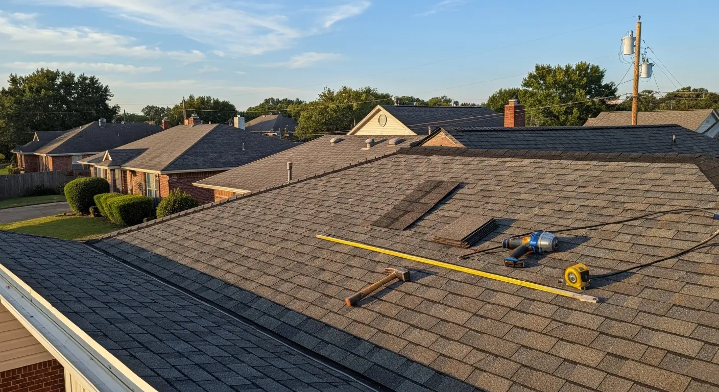 Residential roof repair