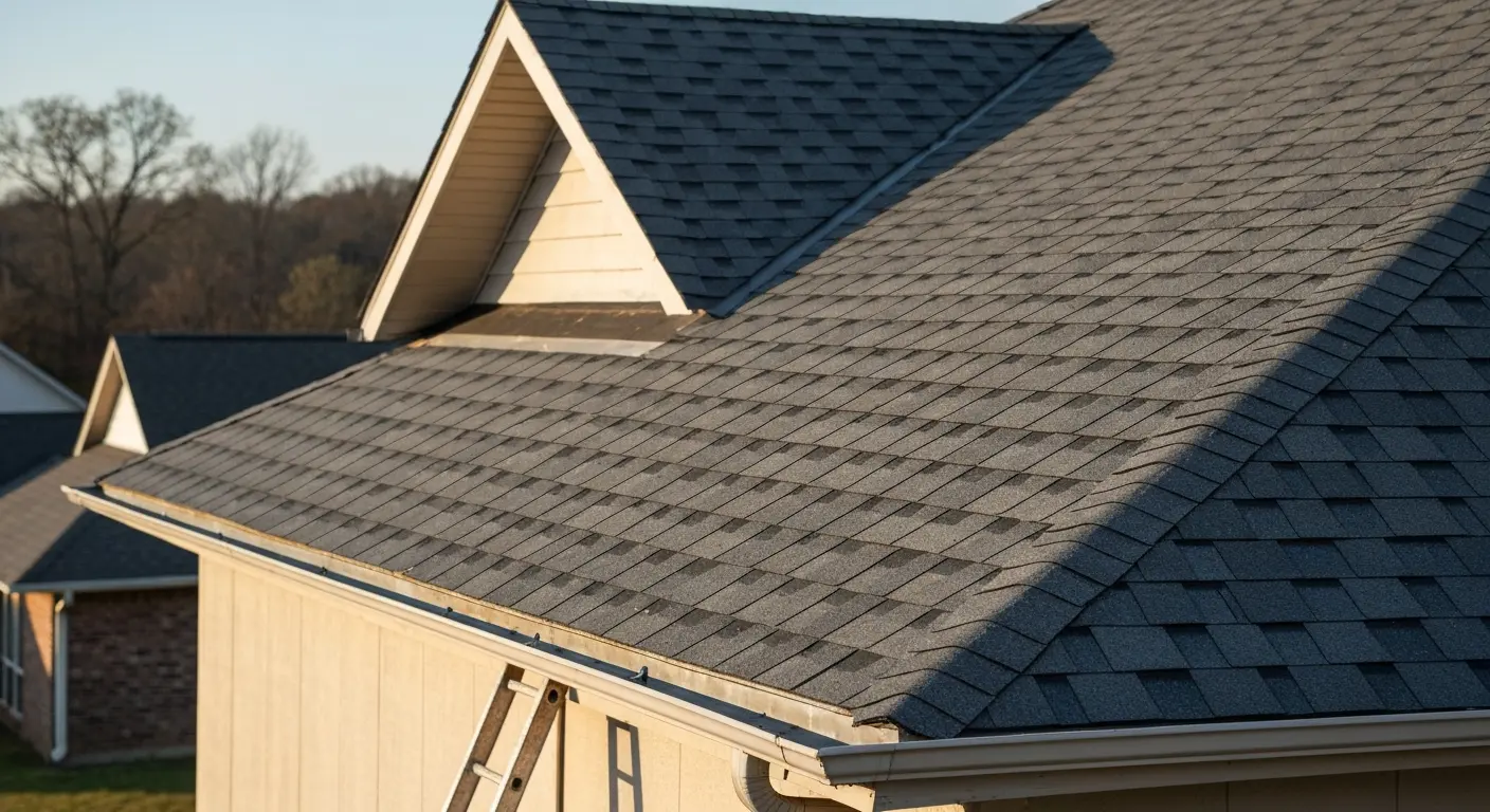 Storm damage roof repair