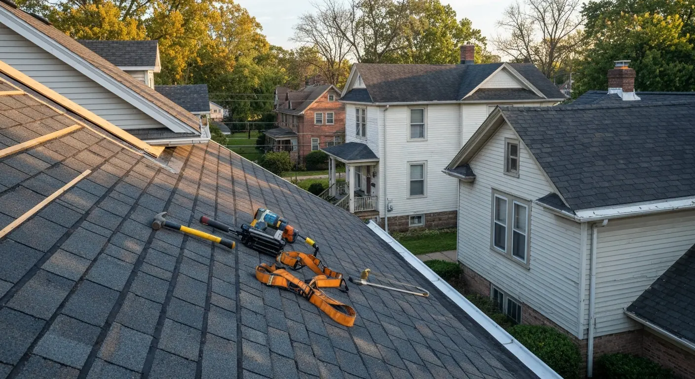 Residential roof repair