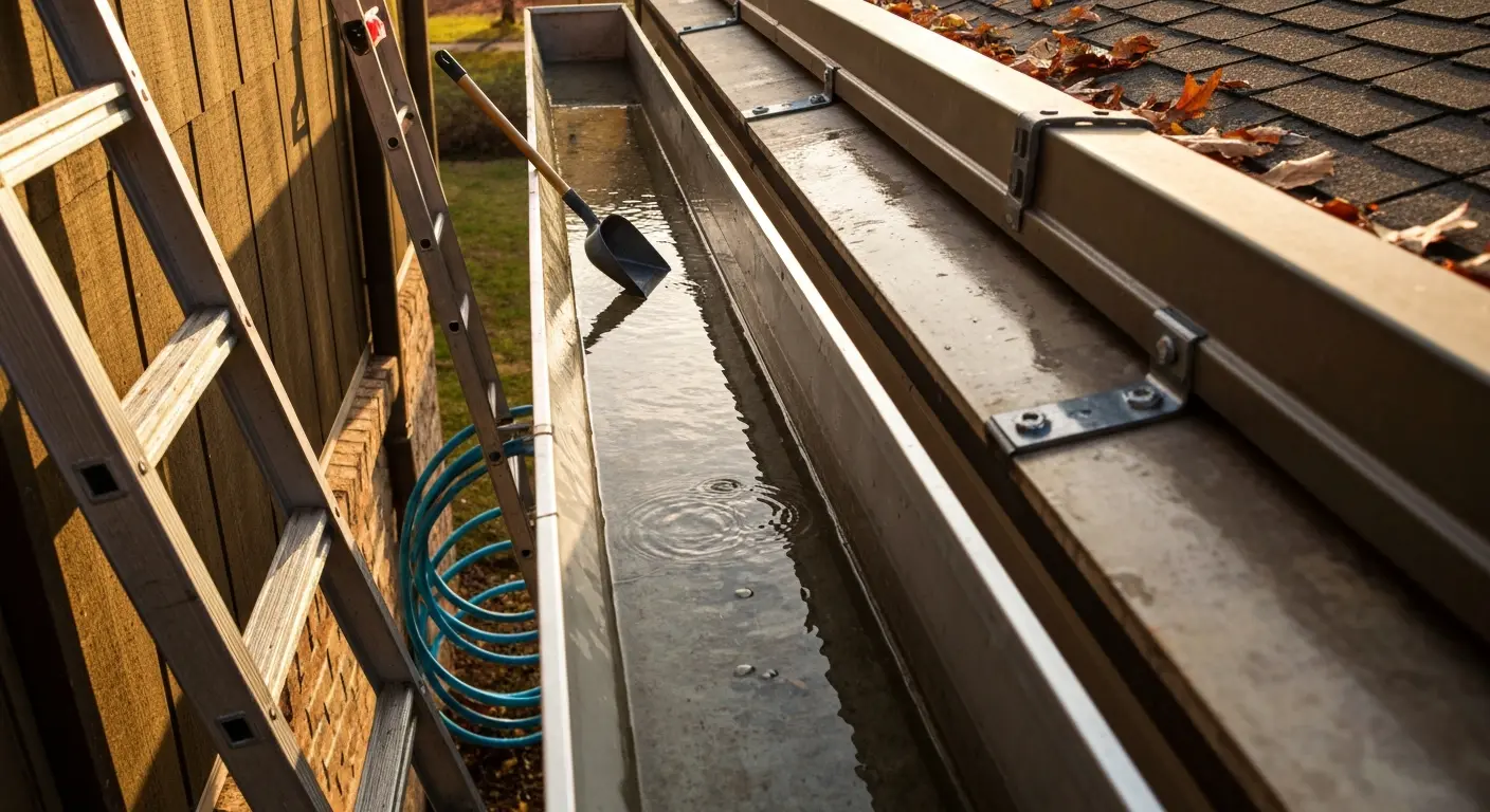 Gutter cleaning service