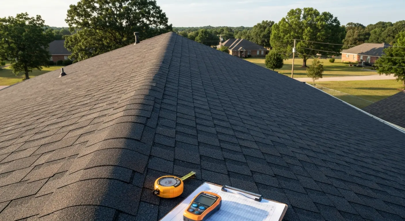 Roof inspection in Monette