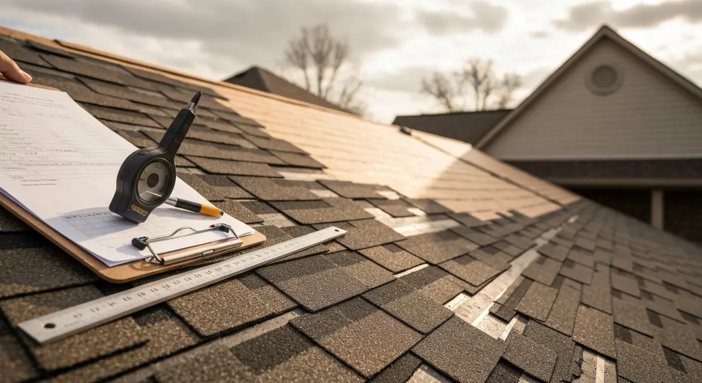 Hail damage roof repair