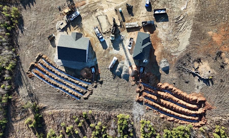 Disposal field site preparation