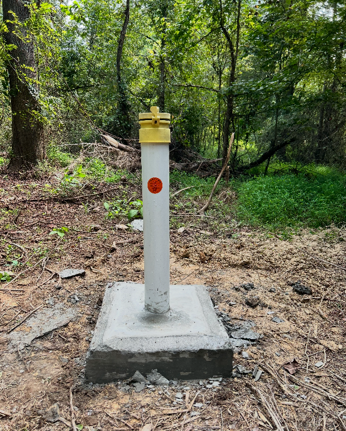 Monitoring well installation