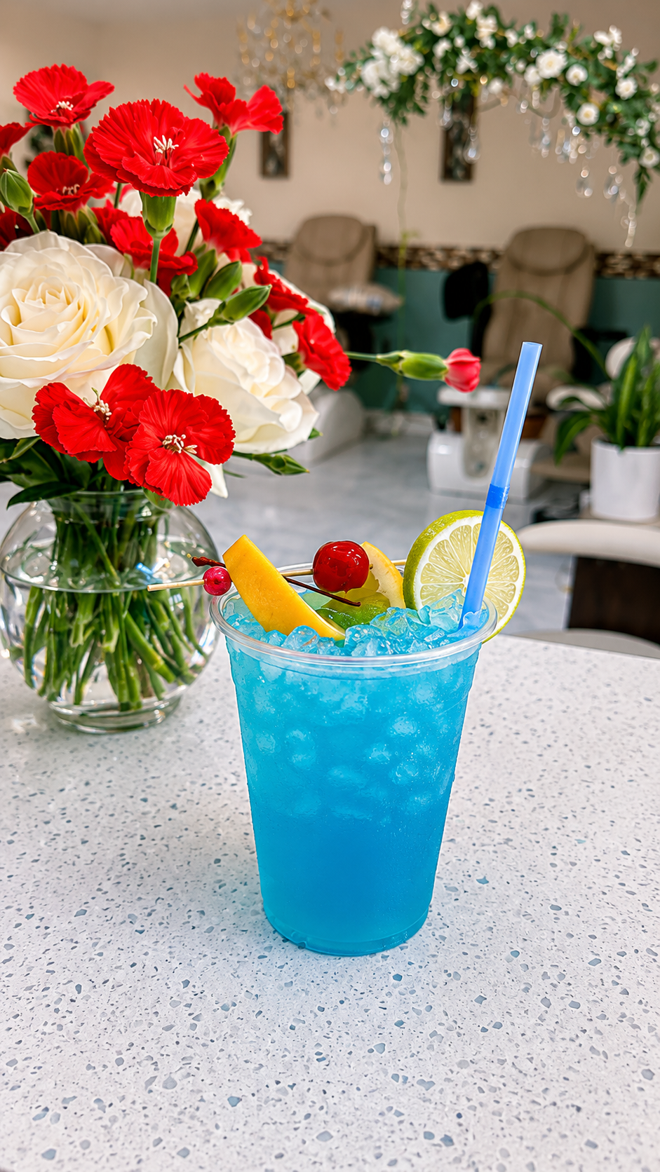 Garden infused water Amour Henderson hair and nail studio