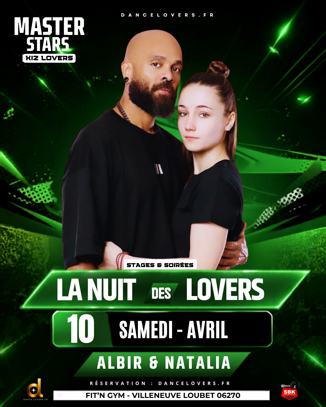 Master Stars 10 avril 2027 - Albir & Natalie