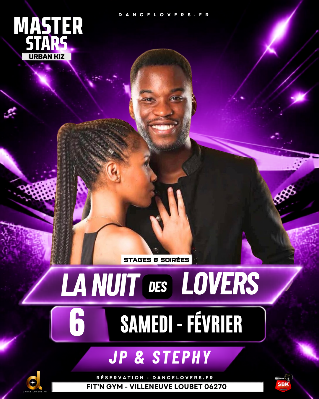 Master Stars 6 février 2027 - JP & Stephy