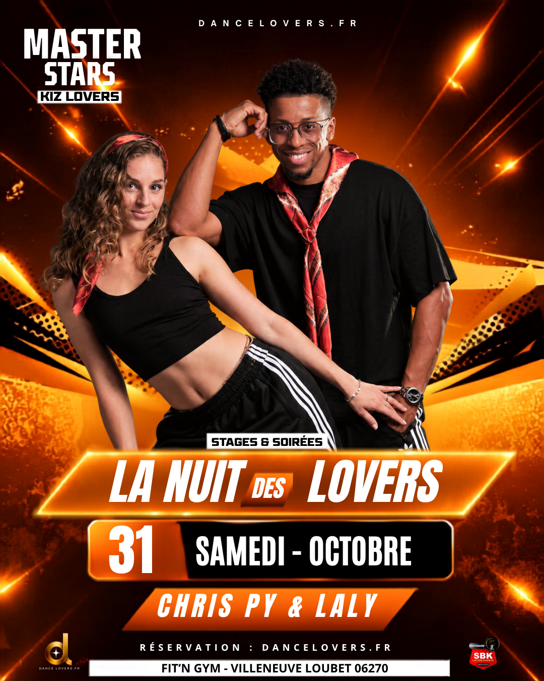 Flyer Masterclass Chris Py & Laly du 31 octobre