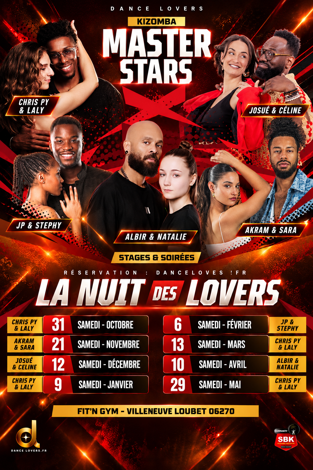 La Soirée des Lovers - Kizomba & Bachata