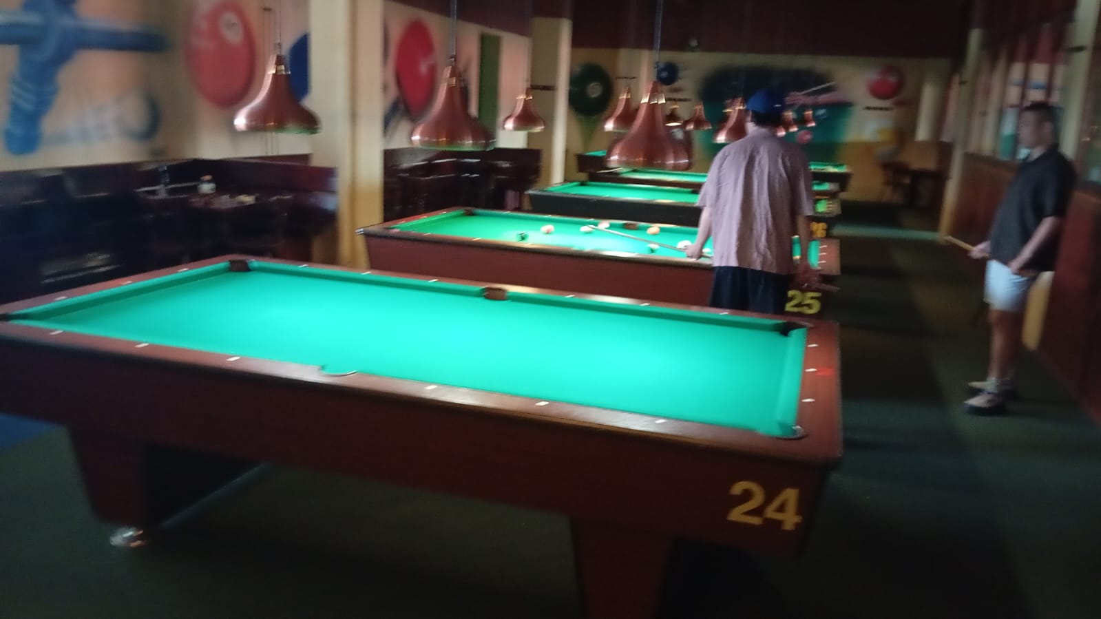 Raucherbereich Poolbillard