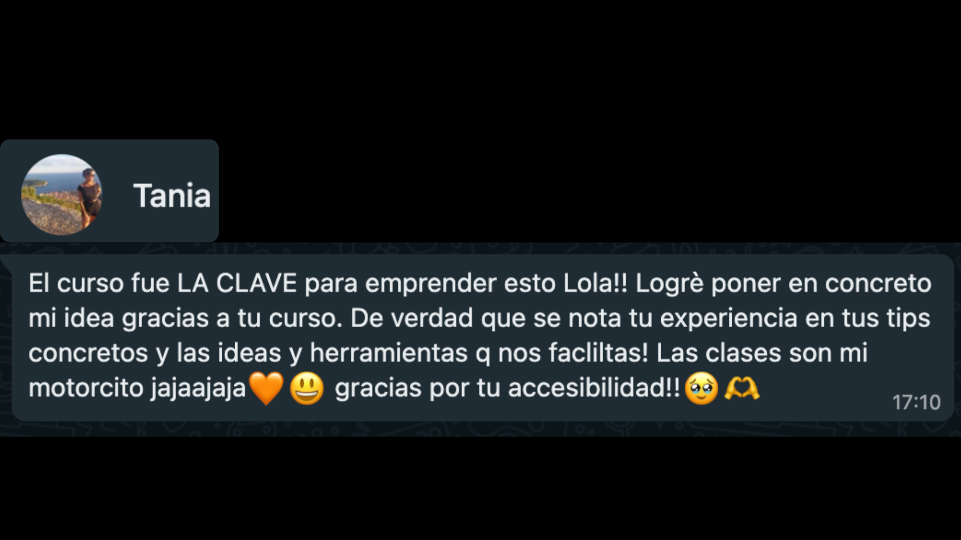 Testimonio real
