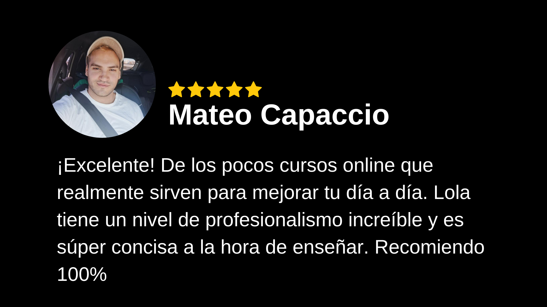 Testimonio real