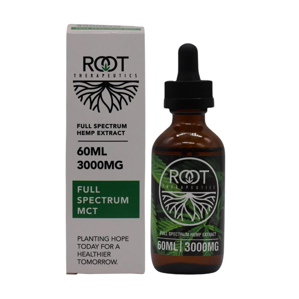 Root 30ml Full Spectrum, part of Neil's comfort routine