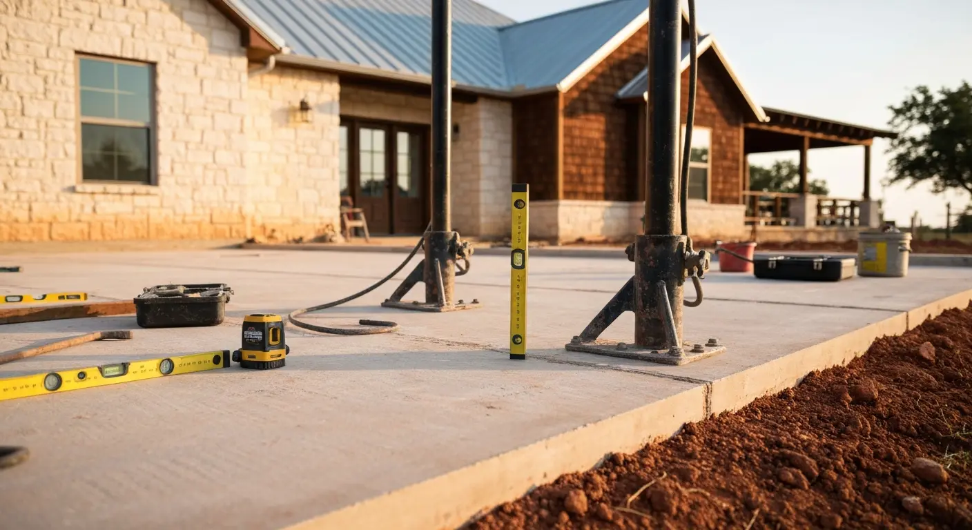 Foundation leveling service