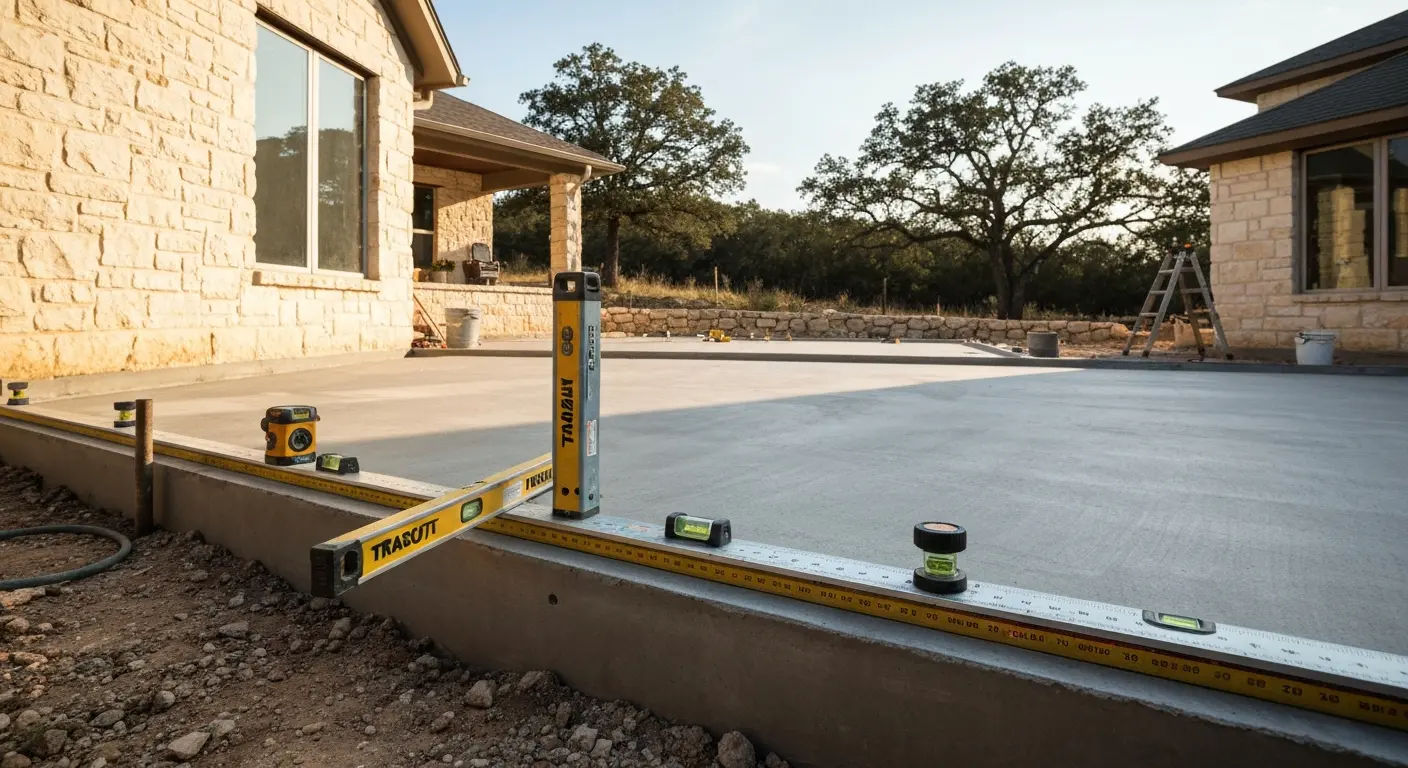 Foundation leveling project