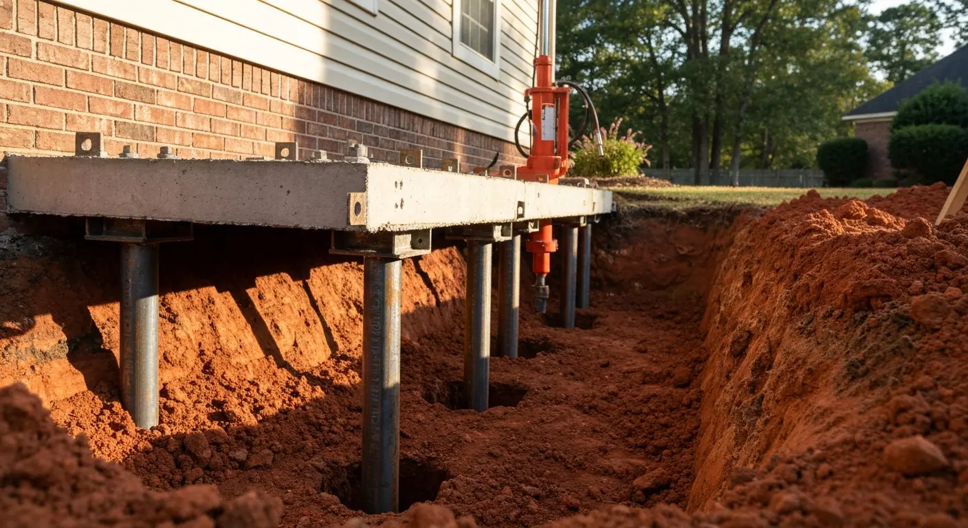 Pier installation and foundation underpinning
