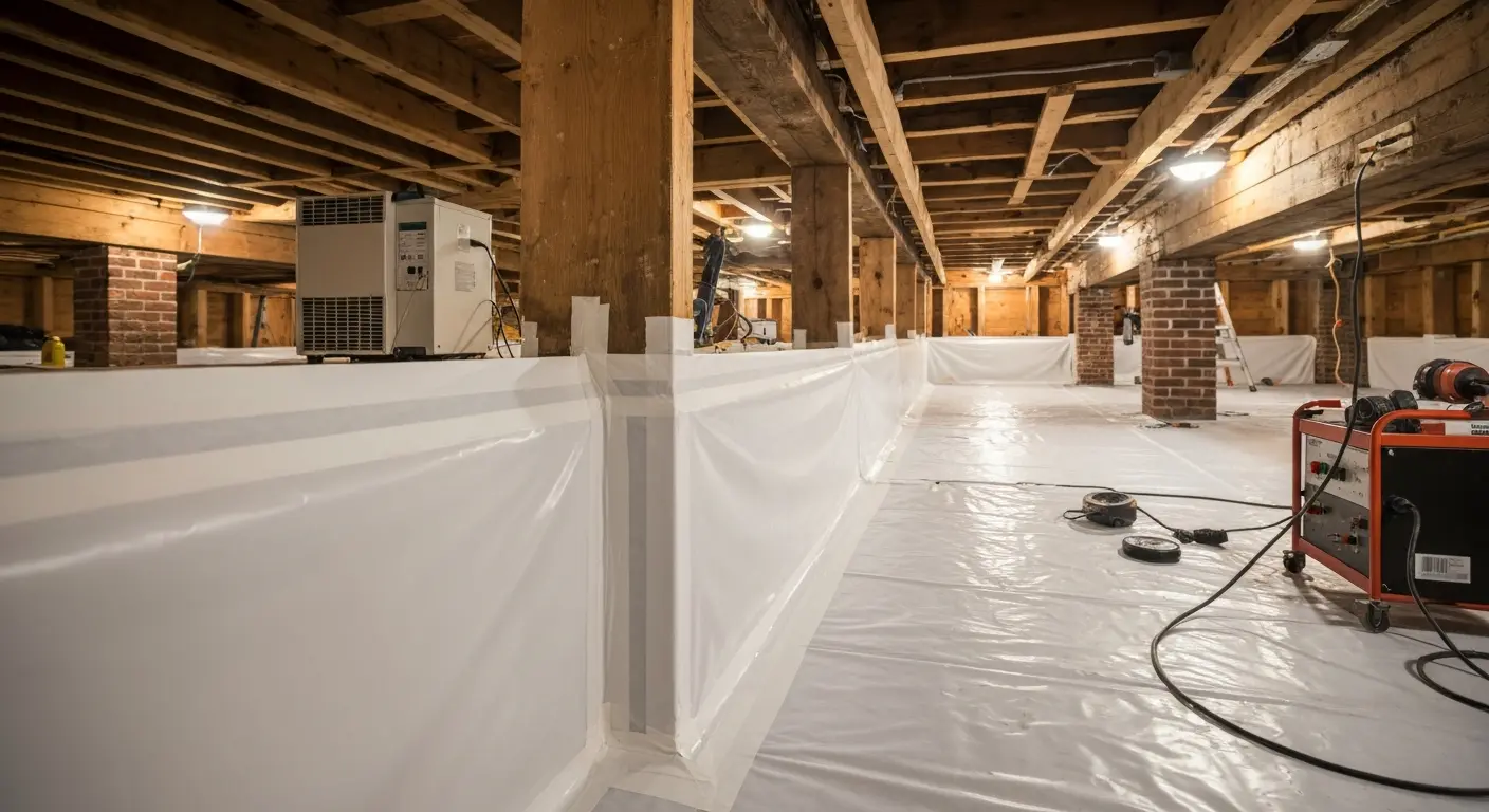 Crawlspace encapsulation