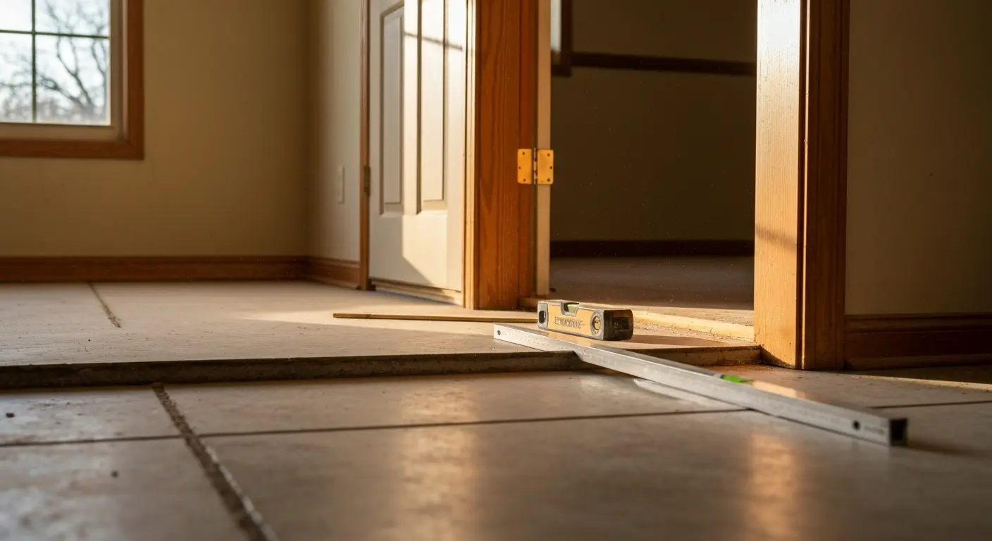 Foundation leveling project