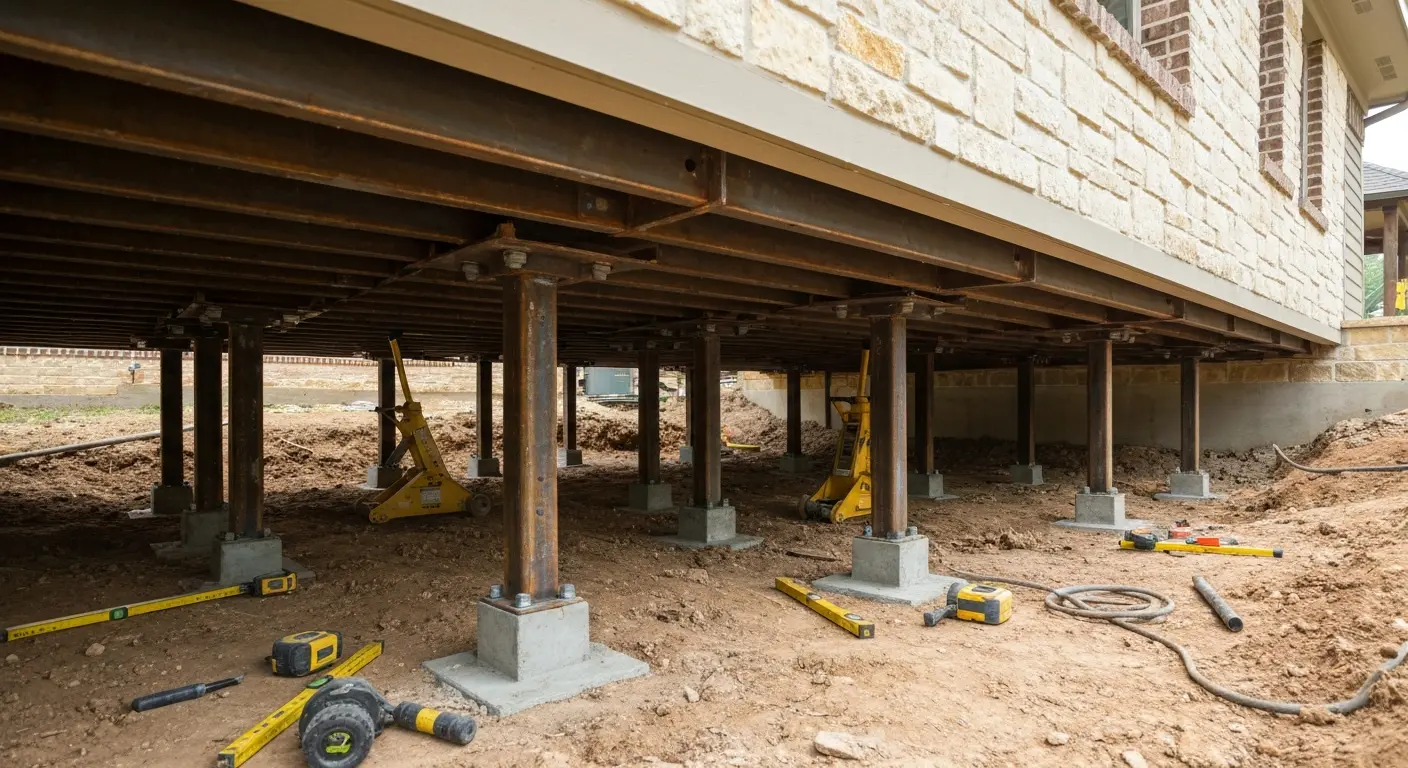 Foundation repair work