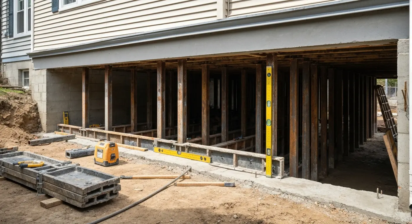 Foundation repair work